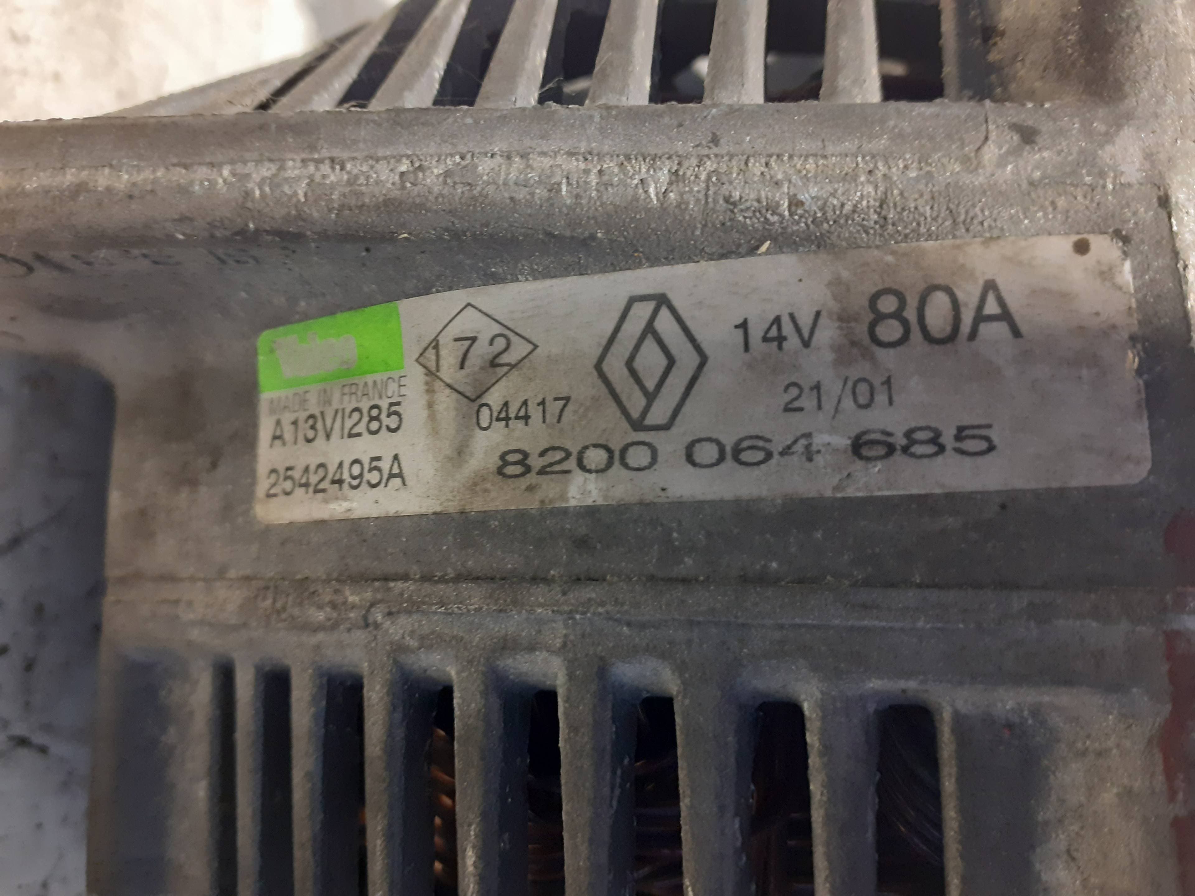 Alternador RENAULT MEGANE I CLASSIC (LA0) 2