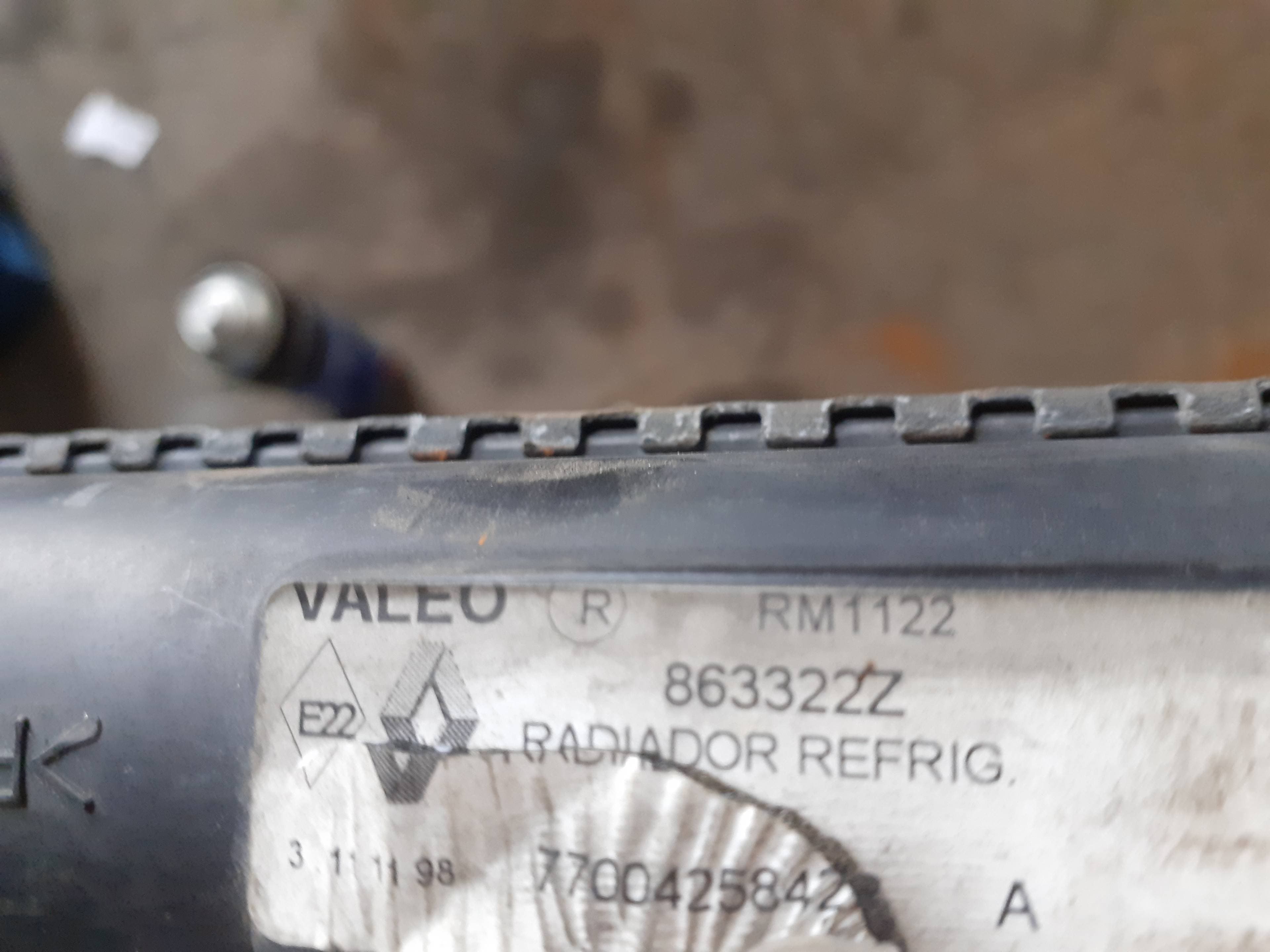 Radiador agua RENAULT MEGANE I CLASSIC (LA0) 2