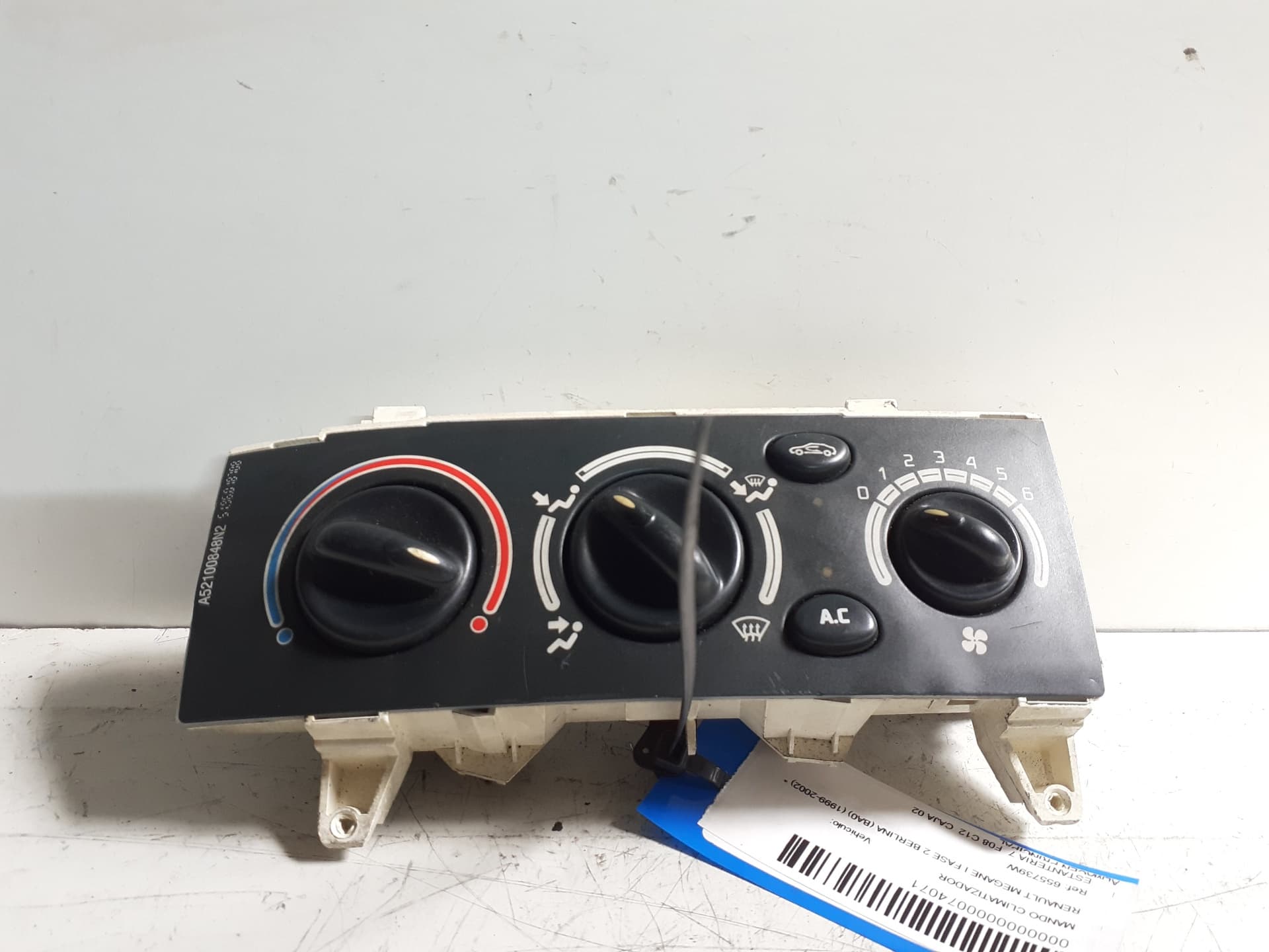 Mando climatizador RENAULT MEGANE I CLASSIC (LA0)