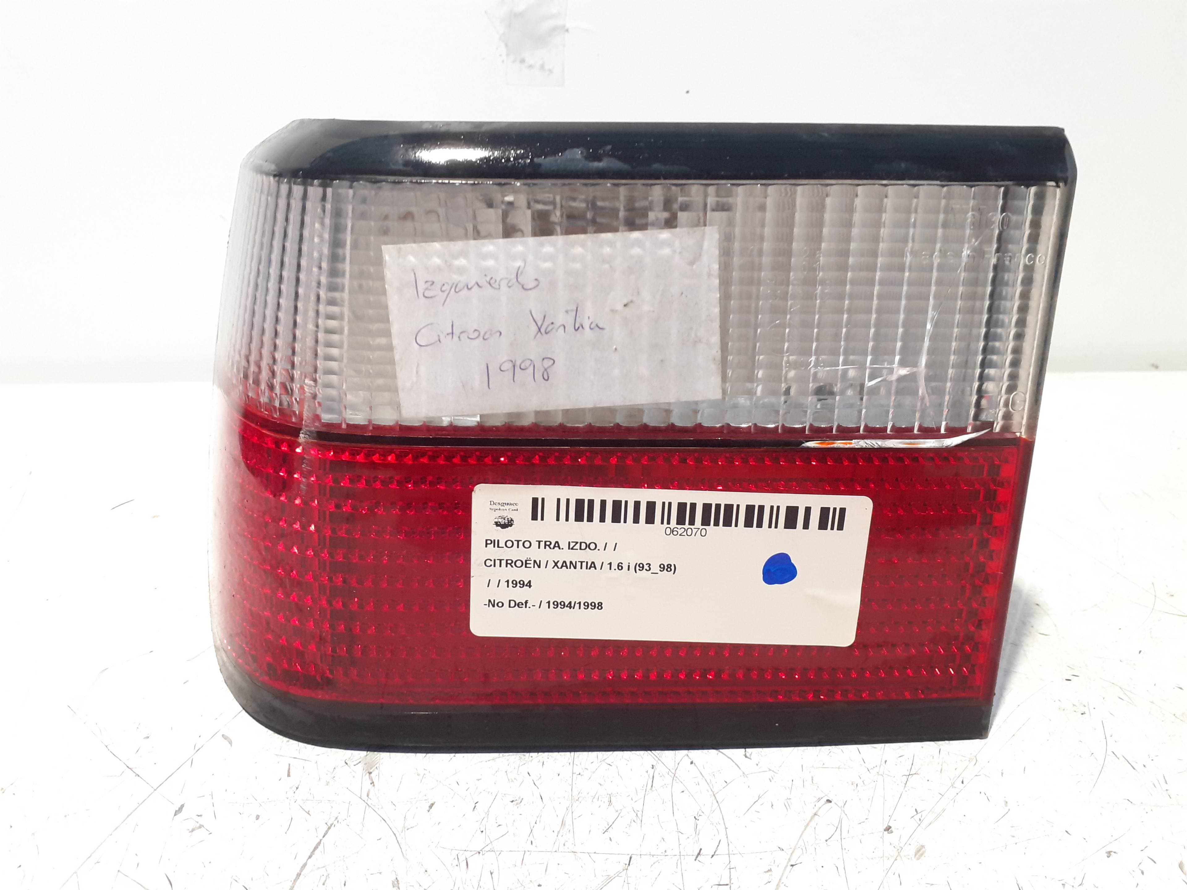 Piloto trasero izquierdo CITROEN XANTIA BERLINA