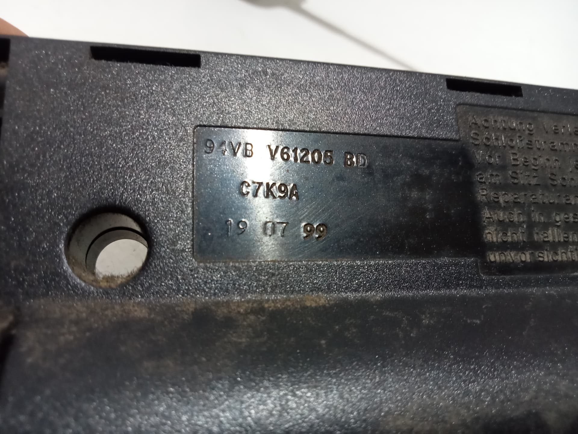 Recambio FORD TRANSIT, CAJA CERR ref. 94VBV61205 2