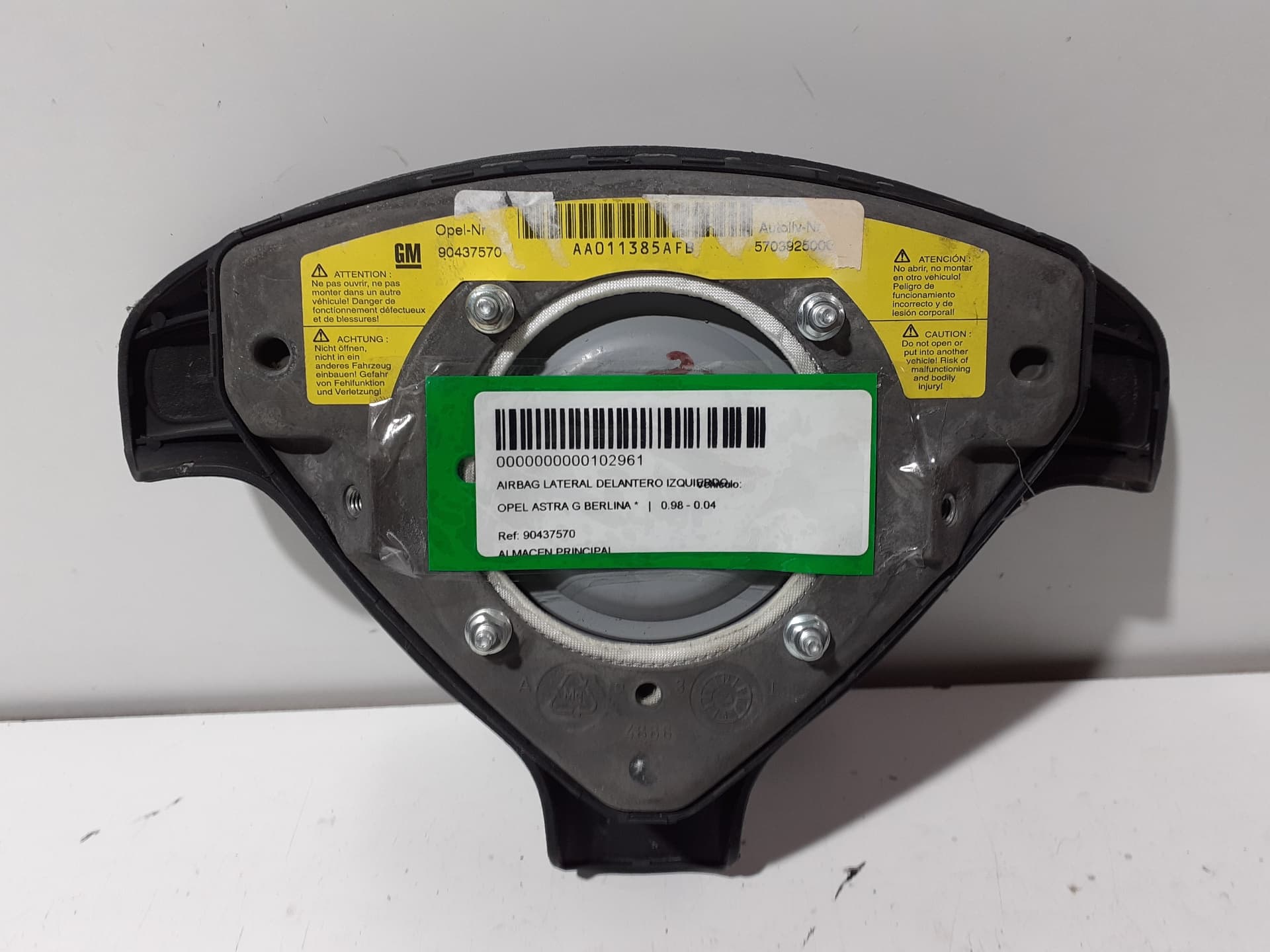 Airbag delantero izquierdo OPEL ASTRA G BERLINA 3