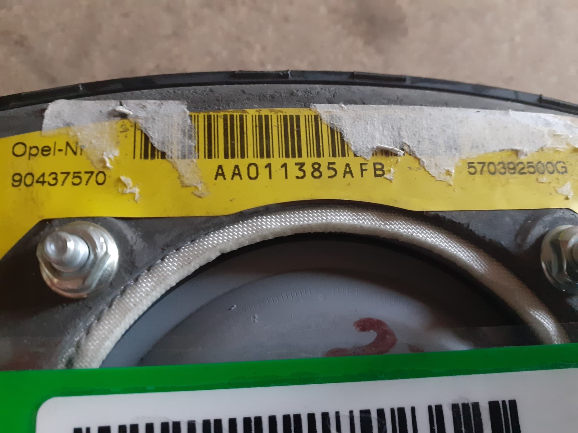 Airbag delantero izquierdo OPEL ASTRA G BERLINA 2