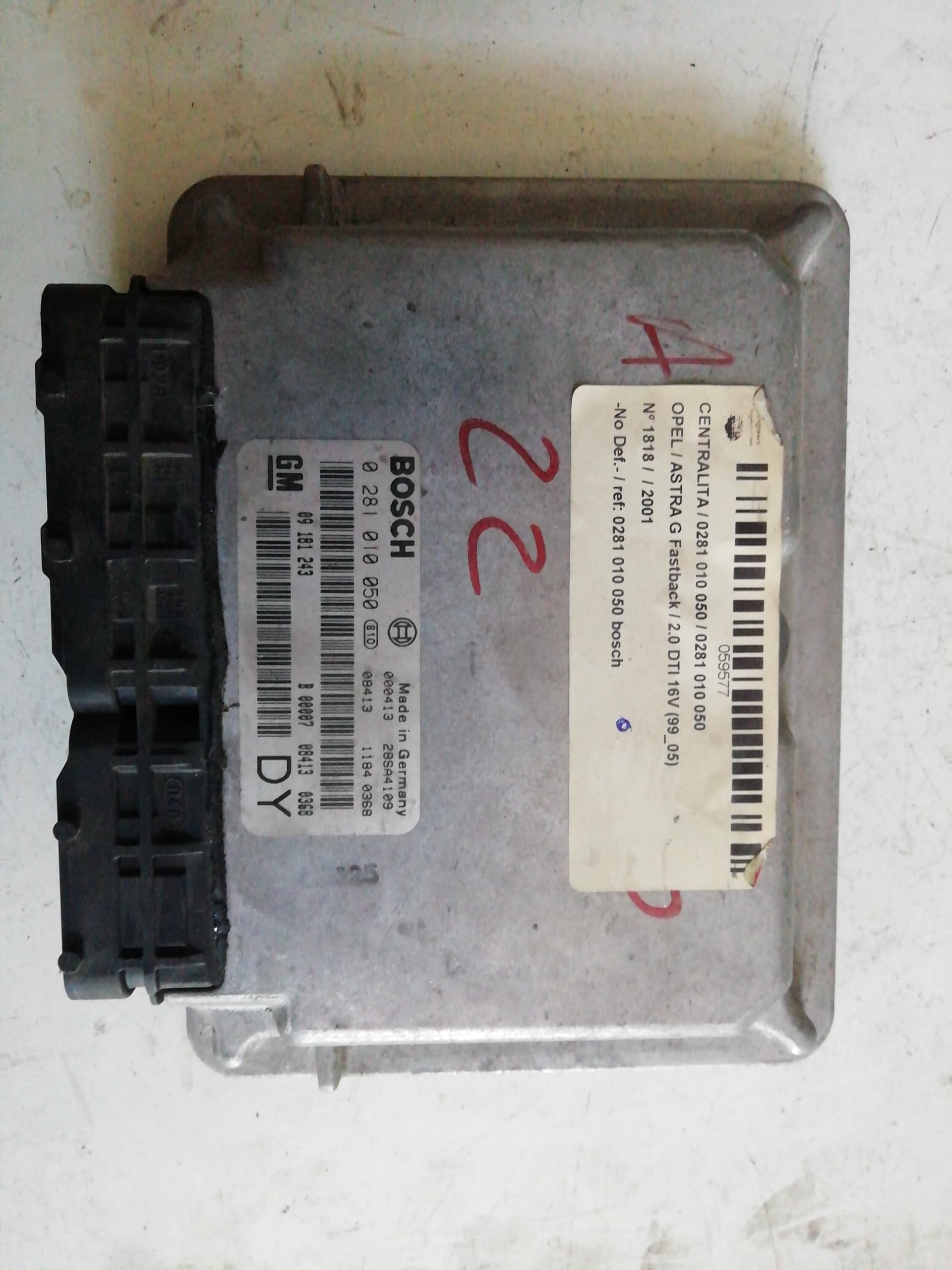 Centralita motor uce OPEL ASTRA G BERLINA