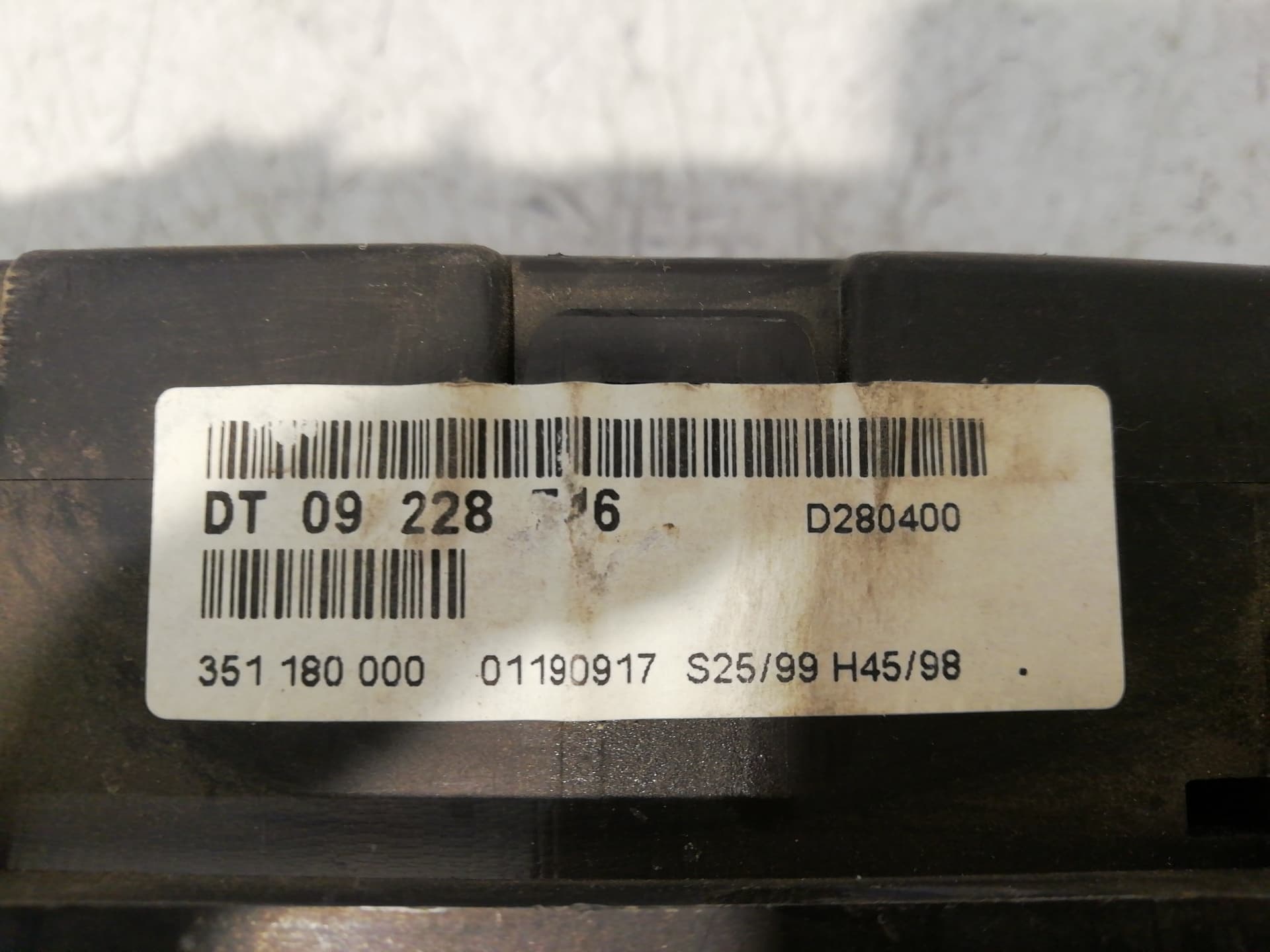 Cuadro instrumentos OPEL ASTRA G BERLINA 3