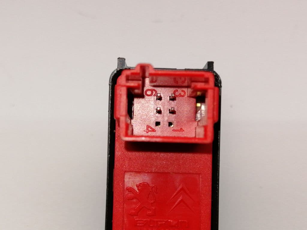 Mando elevalunas trasero derecho DS 5 3