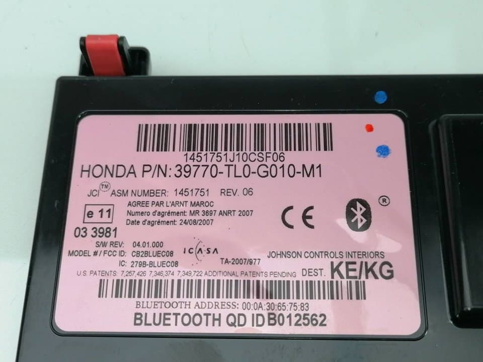 Modulo electronico HONDA ACCORD BERLINA (CU) 4