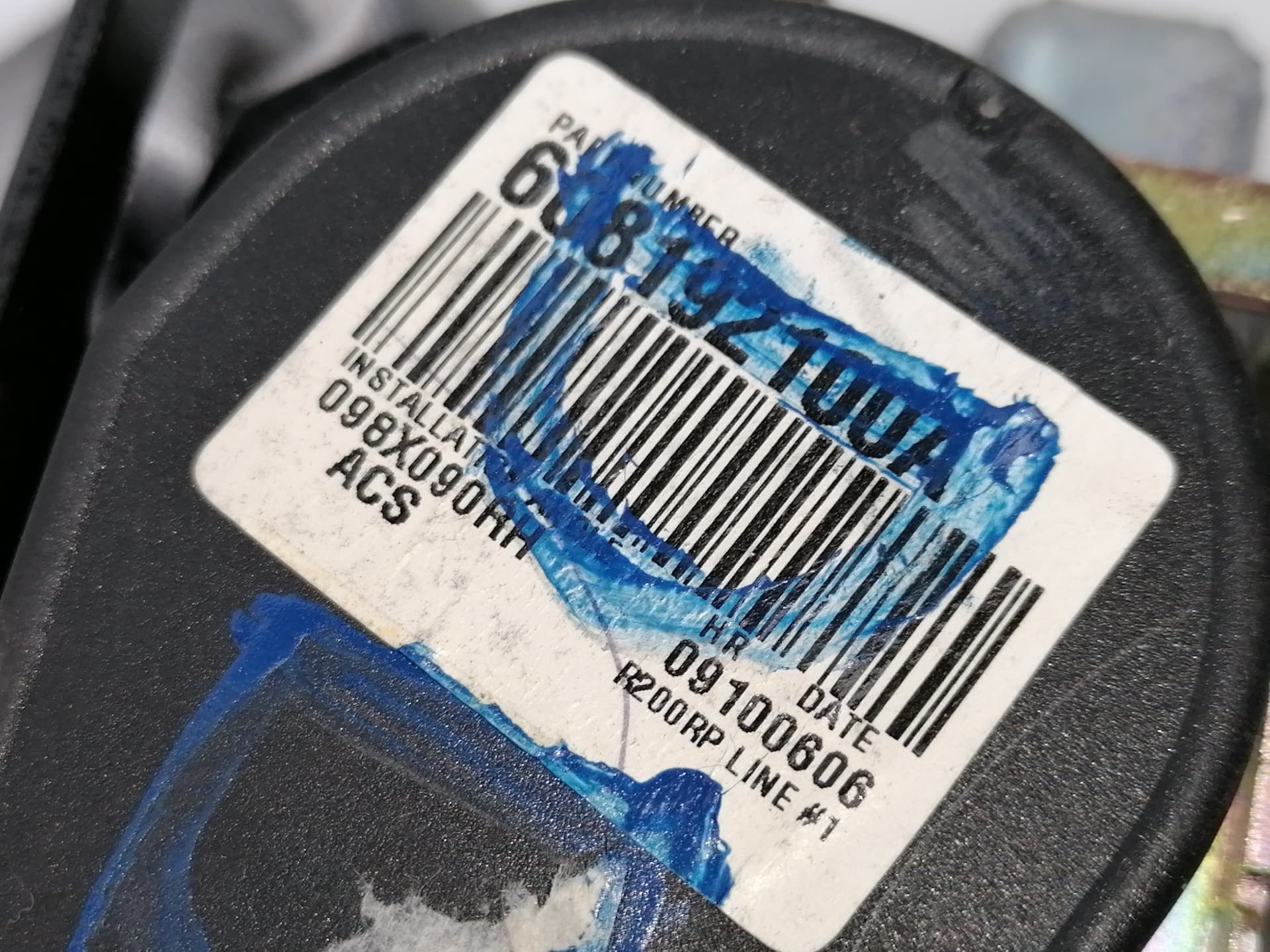 Cinturon seguridad delantero derecho HYUNDAI SONATA (Y3) 4