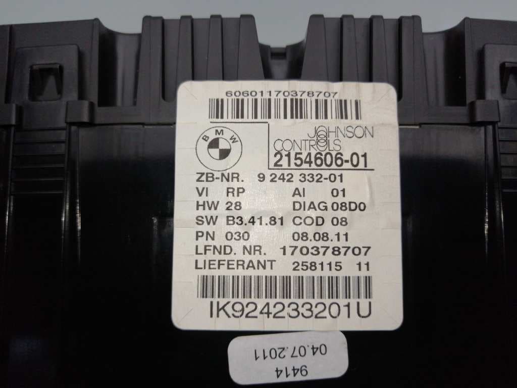 Cuadro instrumentos BMW SERIE 1 BERLINA (E81/E87) 3