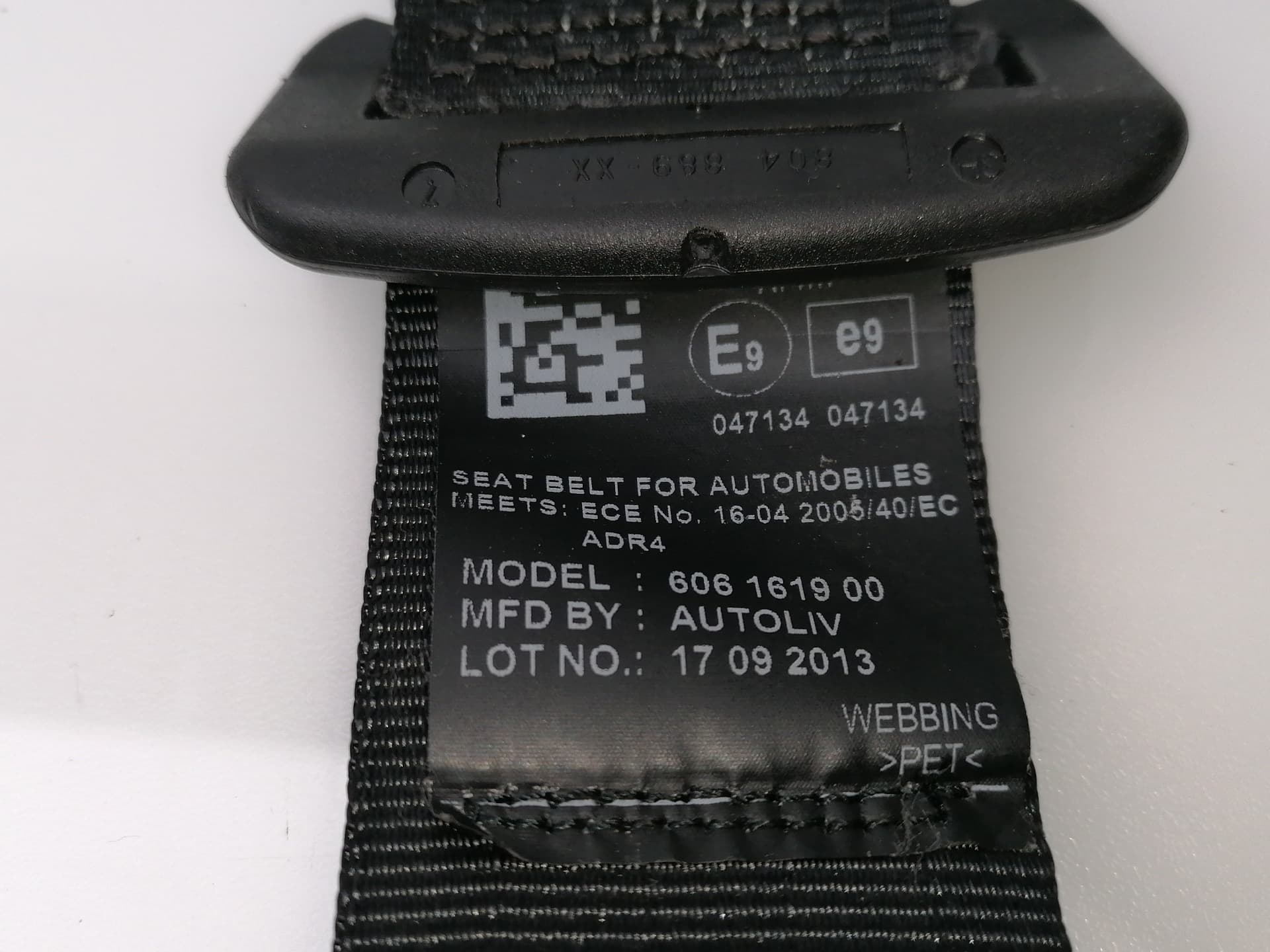 Cinturon seguridad trasero central NISSAN QASHQAI (J10) 4