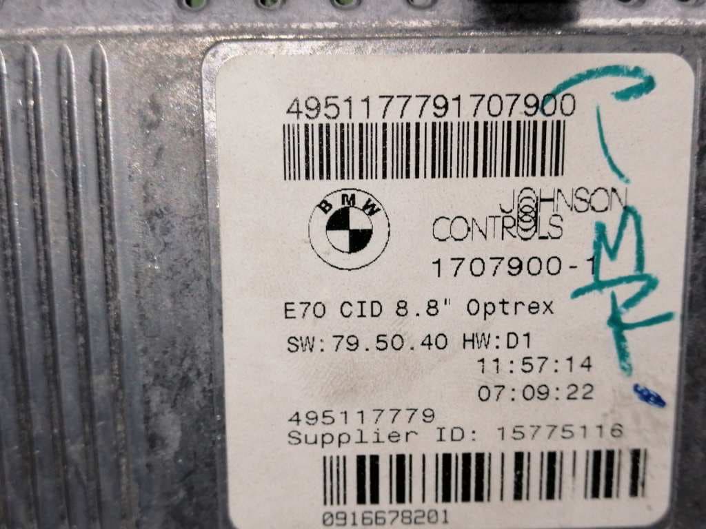 Pantalla multifuncion BMW X5 (E70) 2