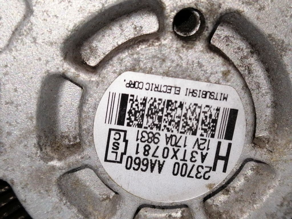 Alternador SUBARU LEGACY BERL./FAMILIAR B11 (BD/BG) 3