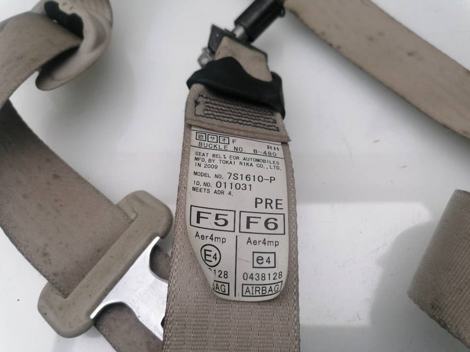 Cinturon seguridad delantero derecho SUBARU LEGACY BERL./FAMILIAR B11 (BD/BG) 3
