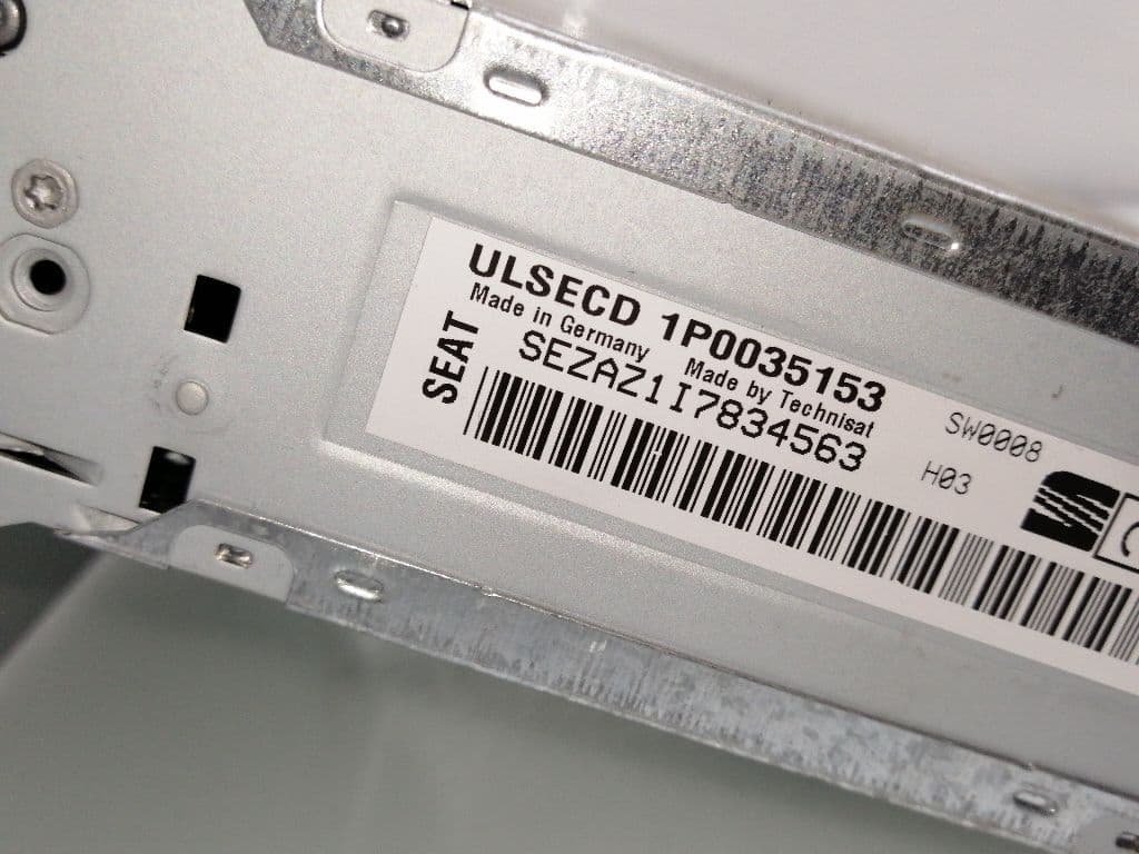 Sistema audio / radio cd SEAT LEON (1P1) 5