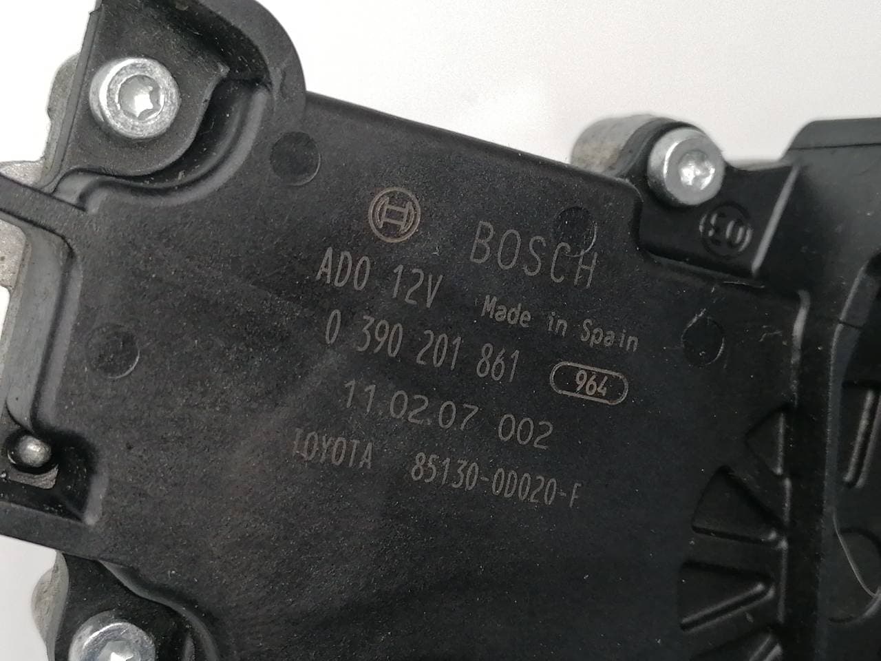 Motor limpia trasero TOYOTA YARIS 3