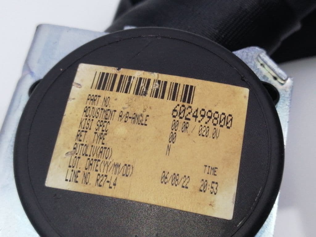 Cinturon seguridad trasero central MAZDA 3 BERLINA (BK) 2