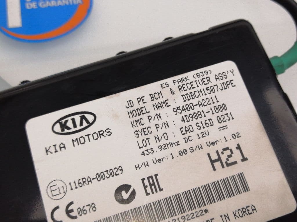Modulo electronico KIA CEED 2