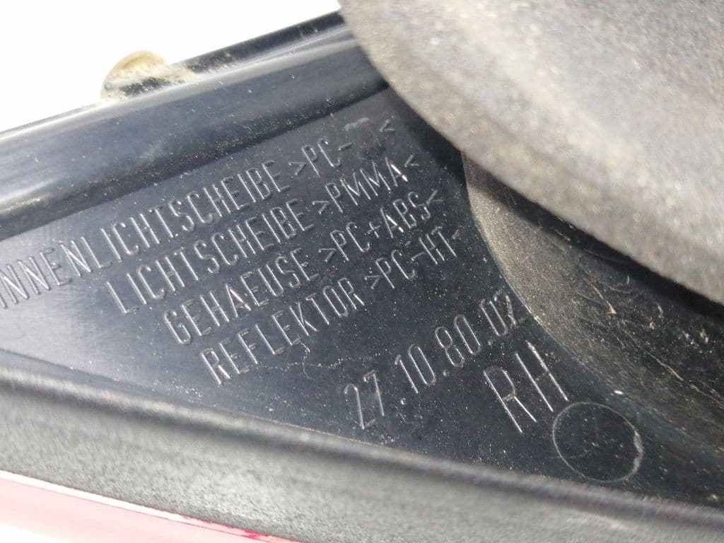 Piloto trasero derecho VOLKSWAGEN PASSAT CC (357) 4