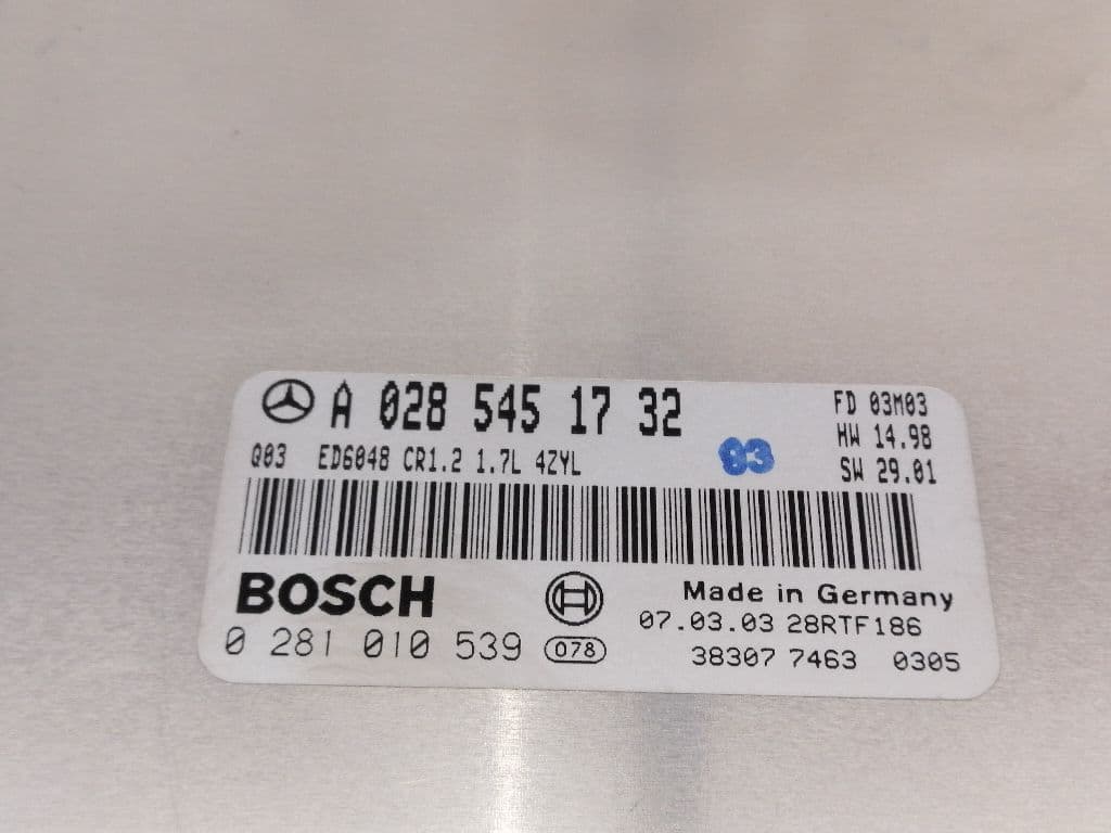 Centralita motor uce MERCEDES-BENZ VANEO (W414) FURGONETA COMPACTA 4