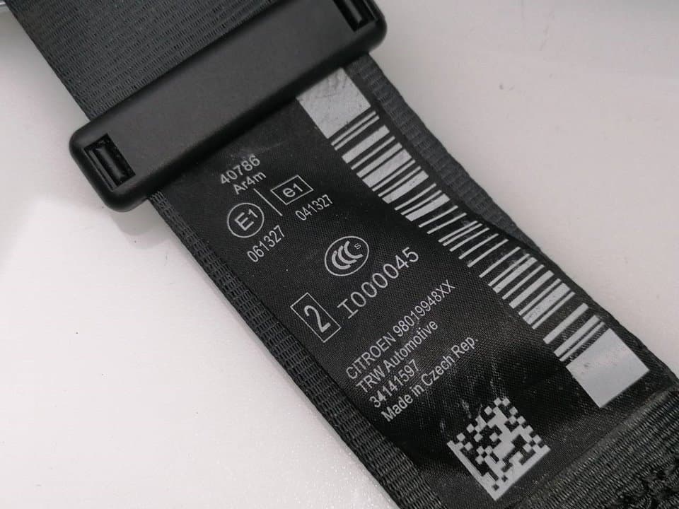 Cinturon seguridad trasero derecho CITROEN C1 4