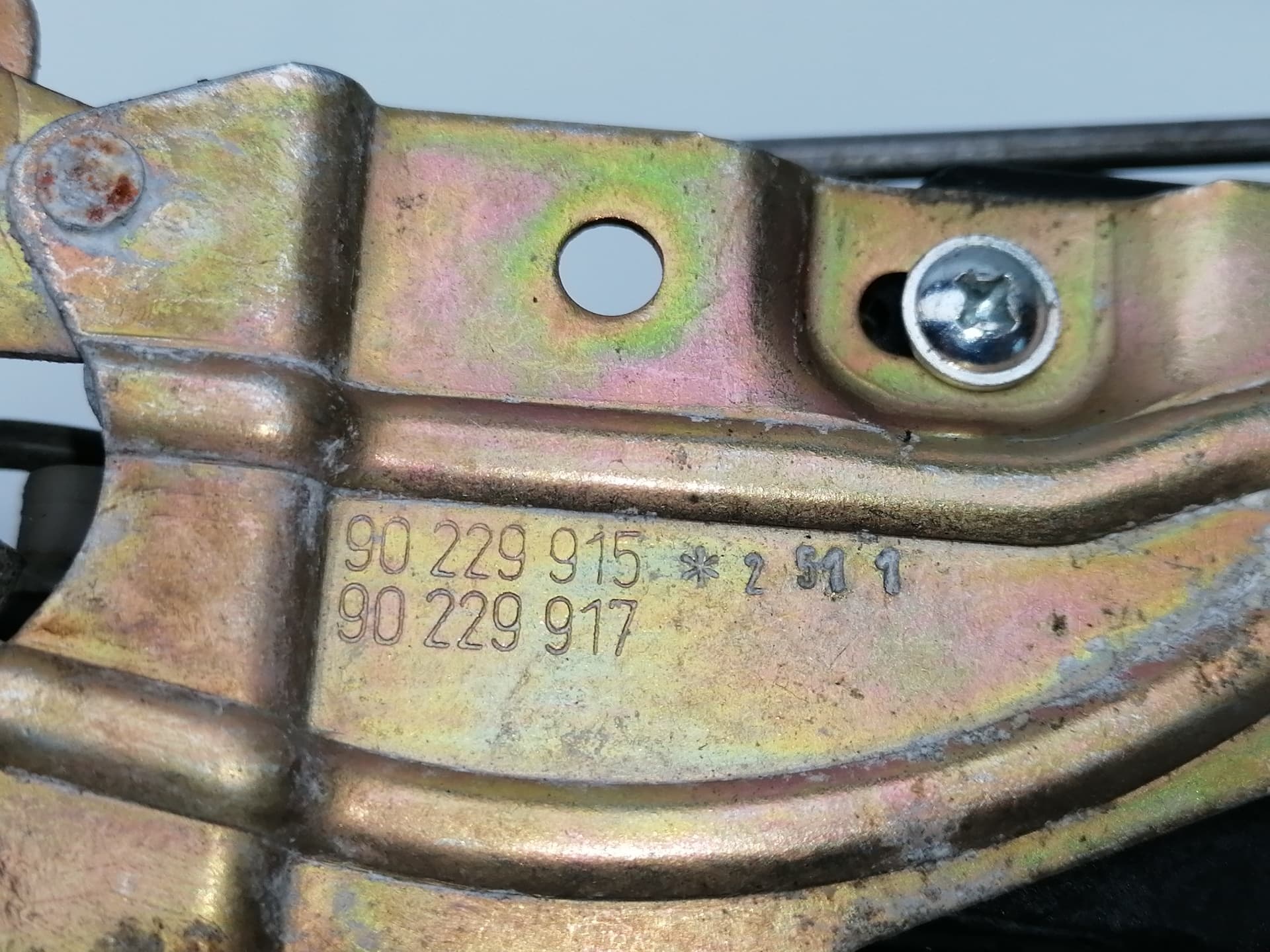 Cerradura puerta trasera izquierda OPEL SENATOR B 2