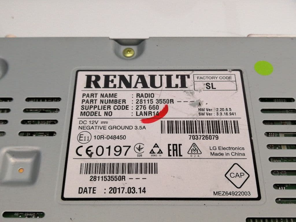 Sistema navegacion gps RENAULT KADJAR 4