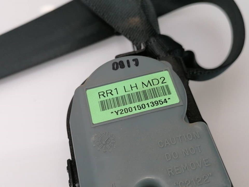 Cinturon seguridad trasero izquierdo SSANGYONG REXTON 3
