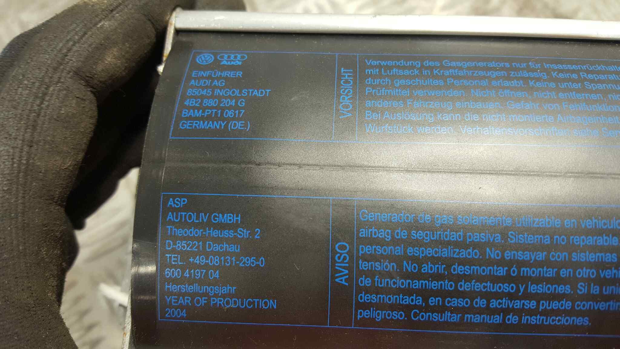 Airbag delantero derecho AUDI ALLROAD QUATTRO (4B5) 2
