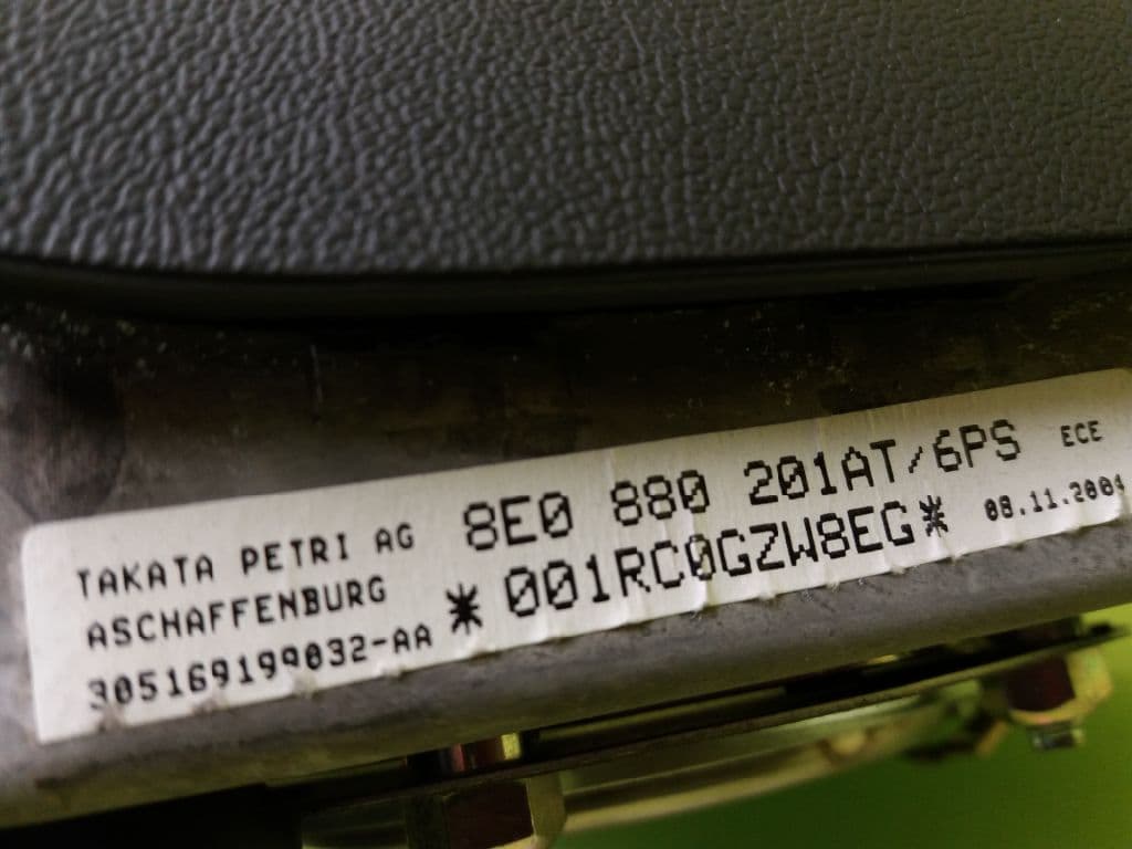 Airbag delantero izquierdo AUDI ALLROAD QUATTRO (4B5) 2