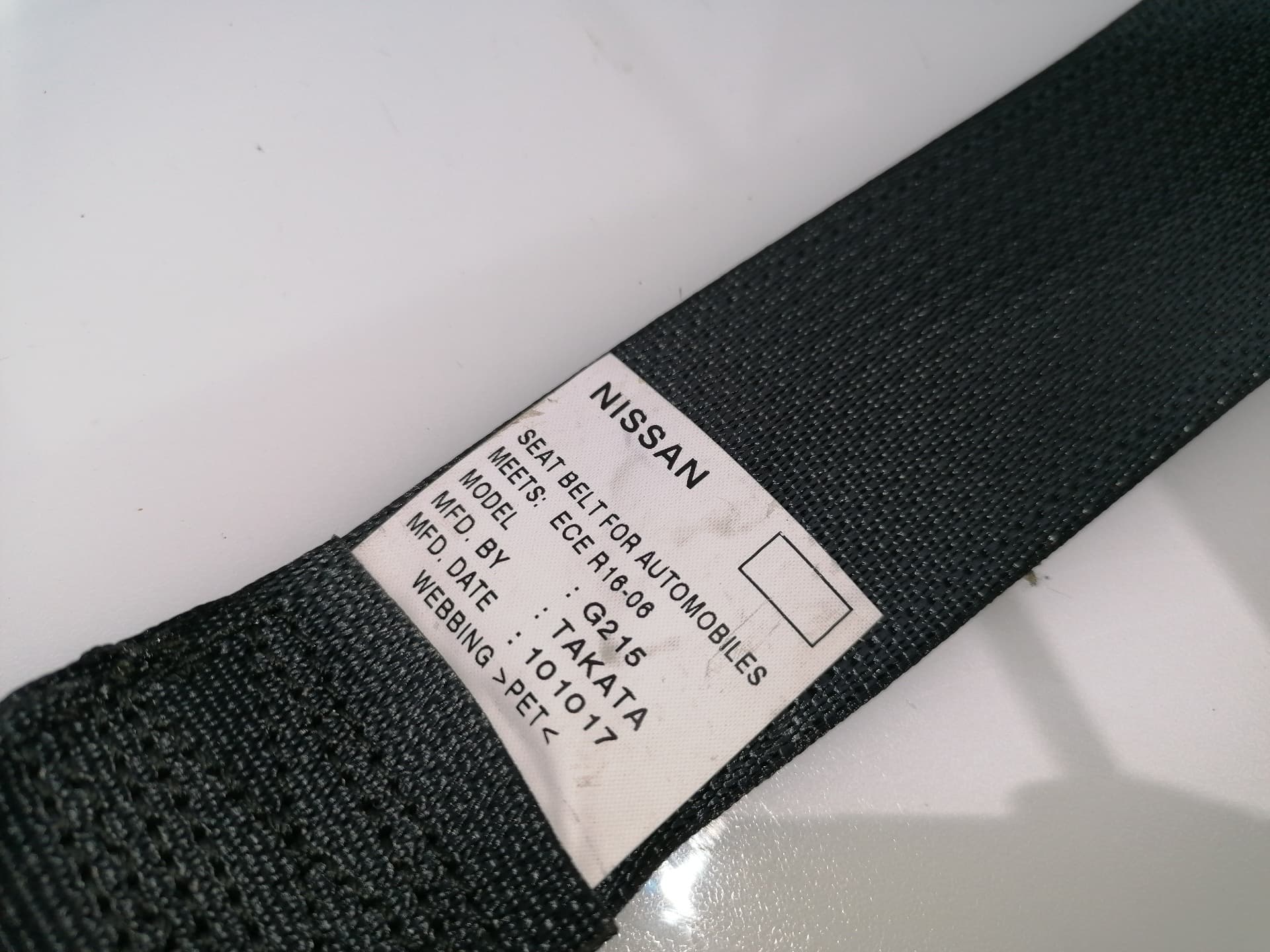Cinturon seguridad trasero derecho NISSAN QASHQAI (J11) 4