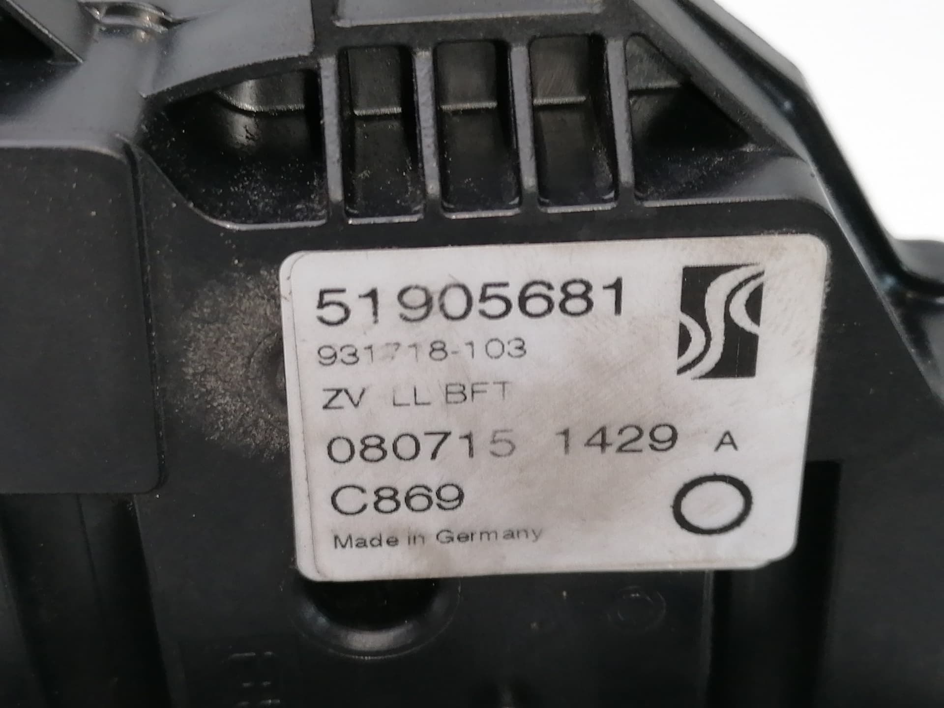 Cerradura puerta delantera derecha FIAT GRANDE PUNTO (199) 3