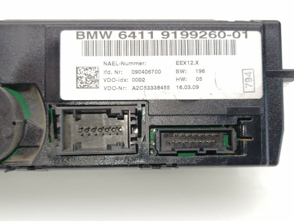 Recambio BMW SERIE 1M COUPE (E82) ref. 6411919926001 2