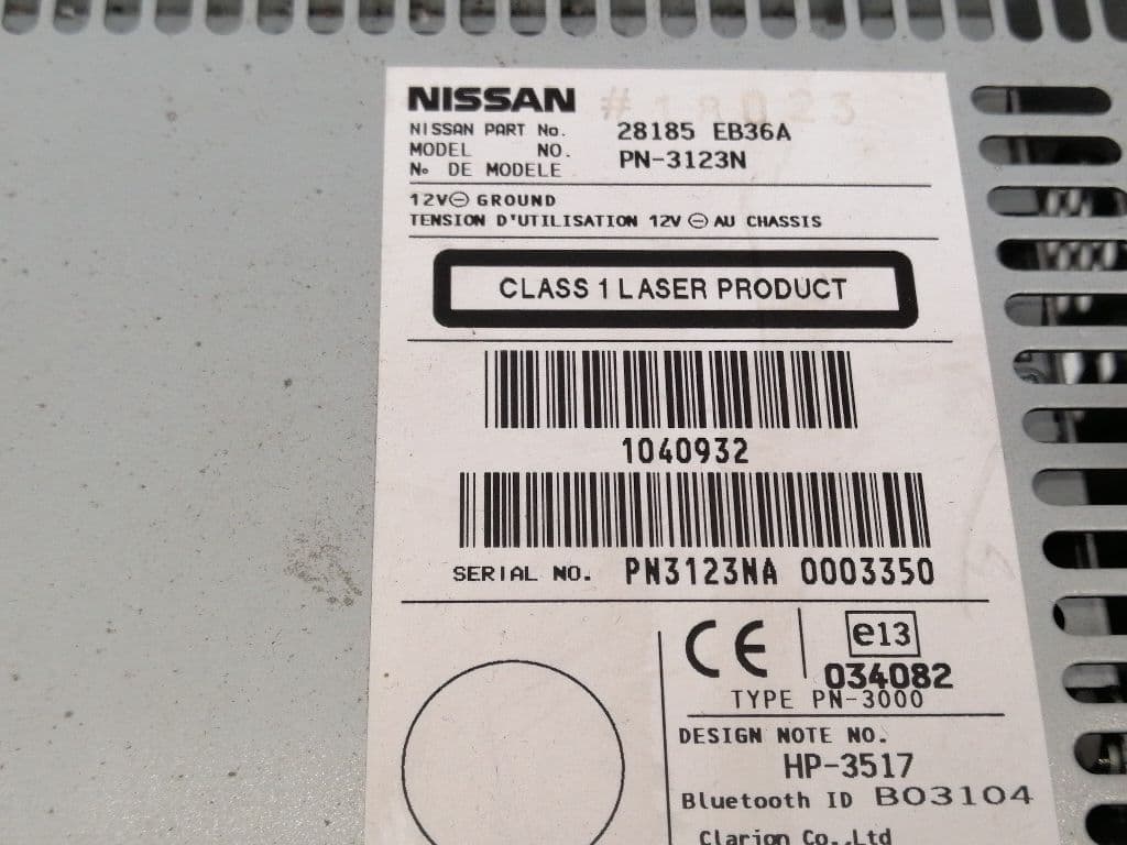 Sistema audio / radio cd NISSAN PATHFINDER (R51) 2