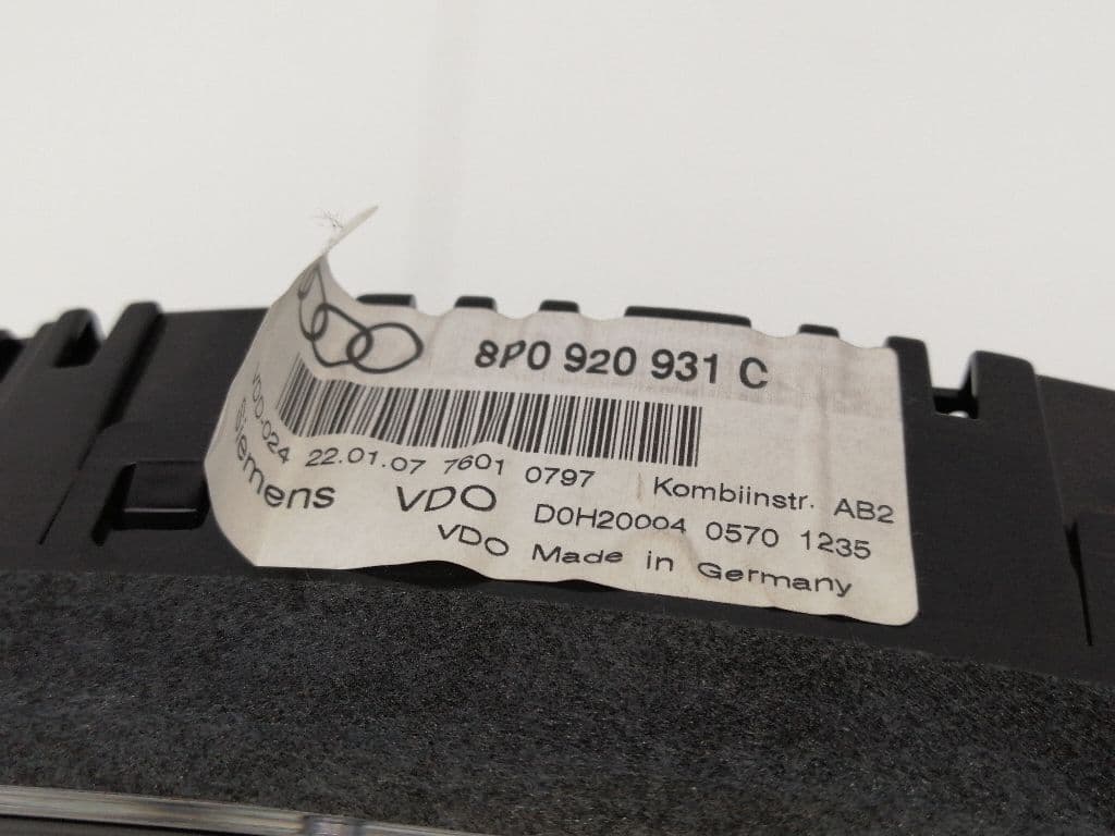 Cuadro instrumentos AUDI S3 SPORTBACK (8P) 4