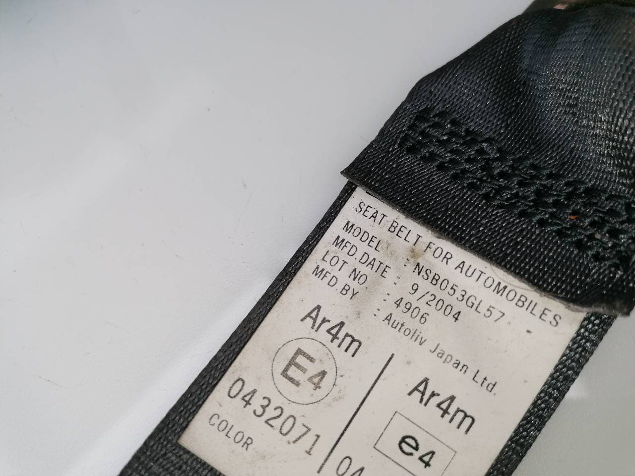 Cinturon seguridad trasero izquierdo HONDA ACCORD BERLINA (CU) 2