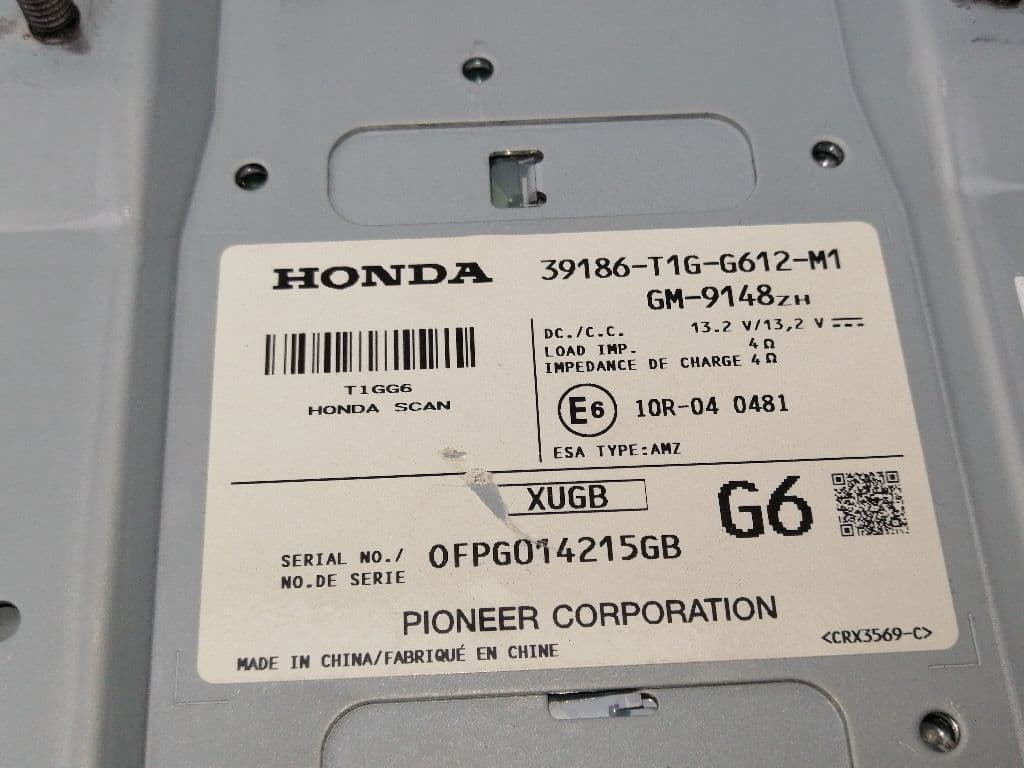 Sistema audio / radio cd HONDA CR-V 2