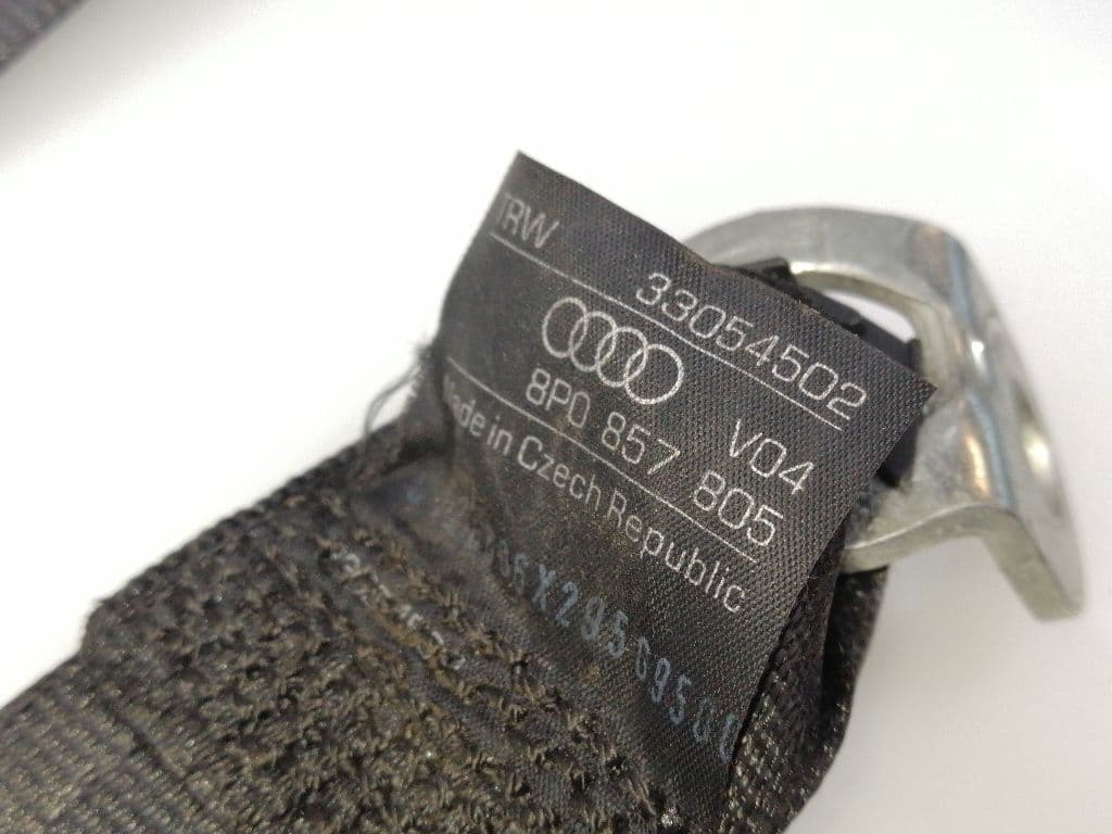 Cinturon seguridad trasero derecho AUDI A3 SPORTBACK (8P) 4