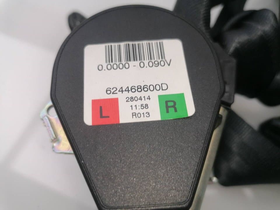 Cinturon seguridad trasero izquierdo SKODA RAPID 3