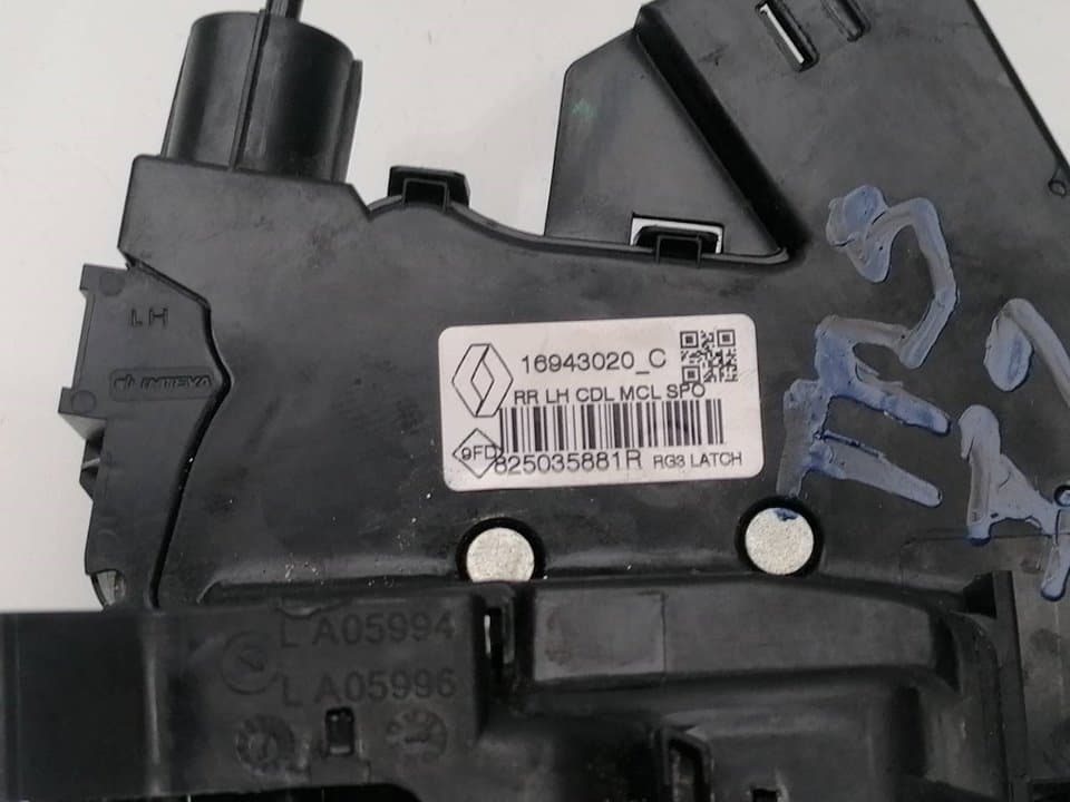 Cerradura puerta trasera izquierda RENAULT MEGANE IV BERLINA 5P 4