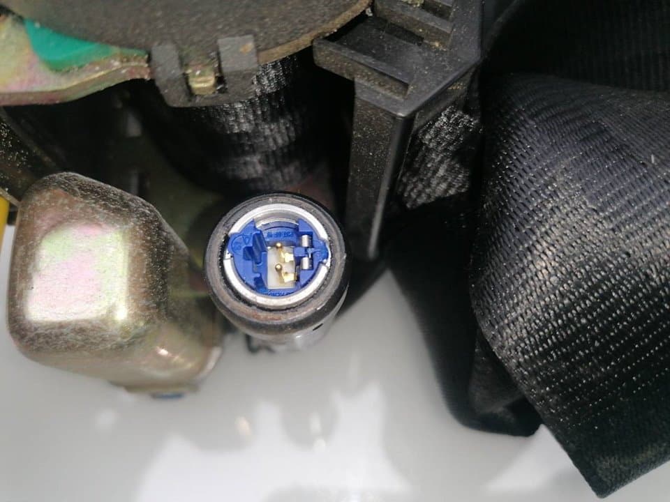 Cinturon seguridad trasero izquierdo VOLKSWAGEN TOUAREG (7L6) 2