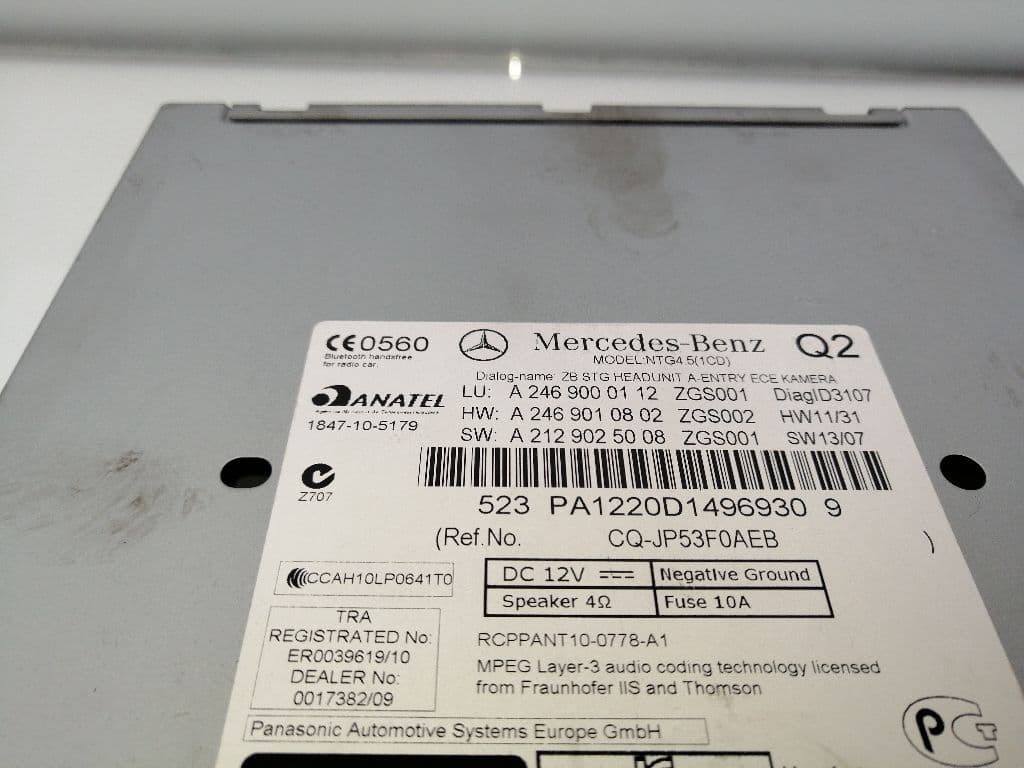 Sistema navegacion gps MERCEDES-BENZ CLASE A (W176) 5