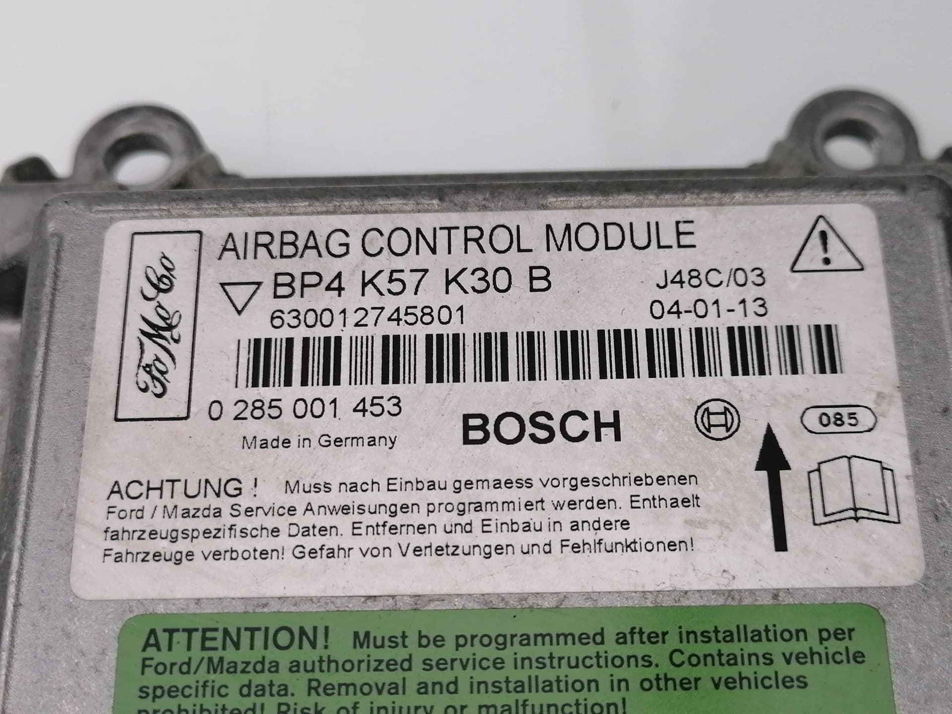 Centralita airbag MAZDA 3 LIM 3