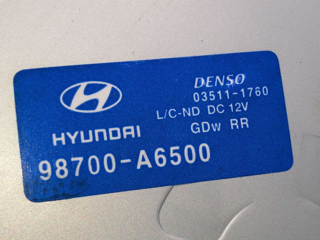Motor limpia trasero HYUNDAI I30 CW 3