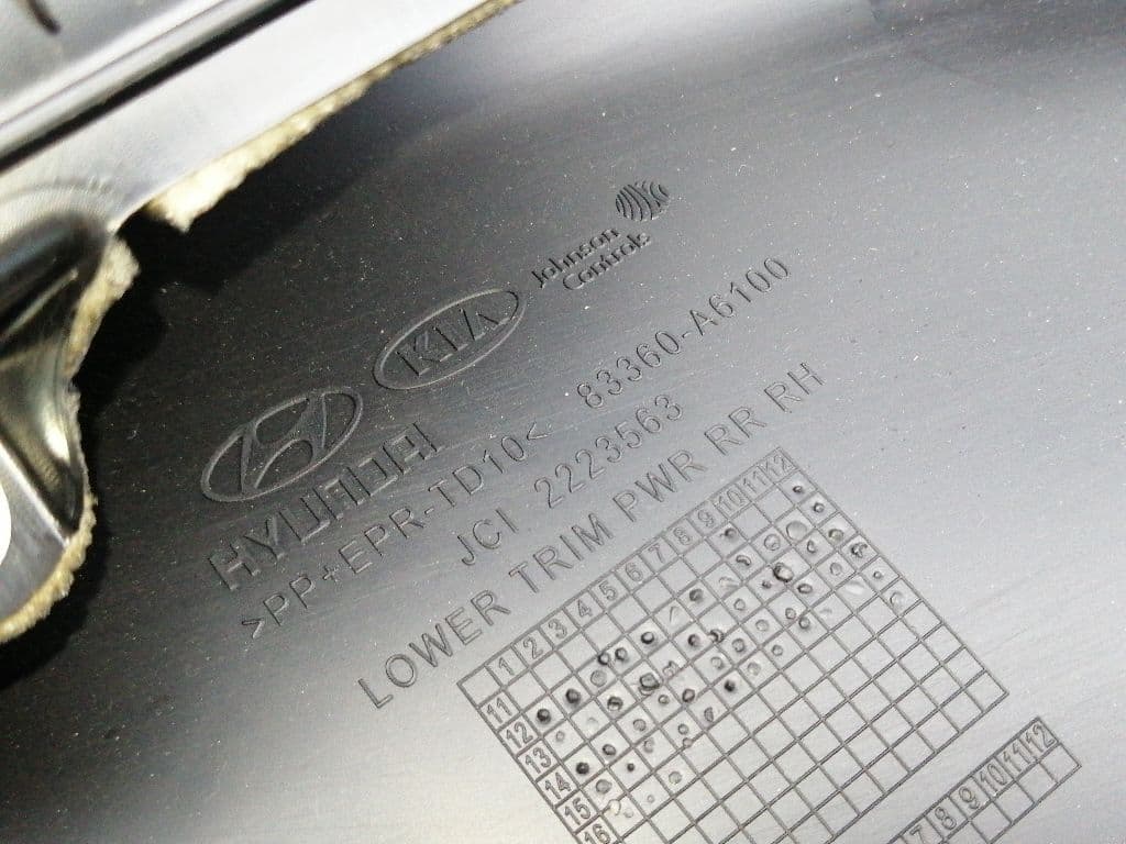 Guarnecido puerta trasera derecha HYUNDAI I30 CW 5