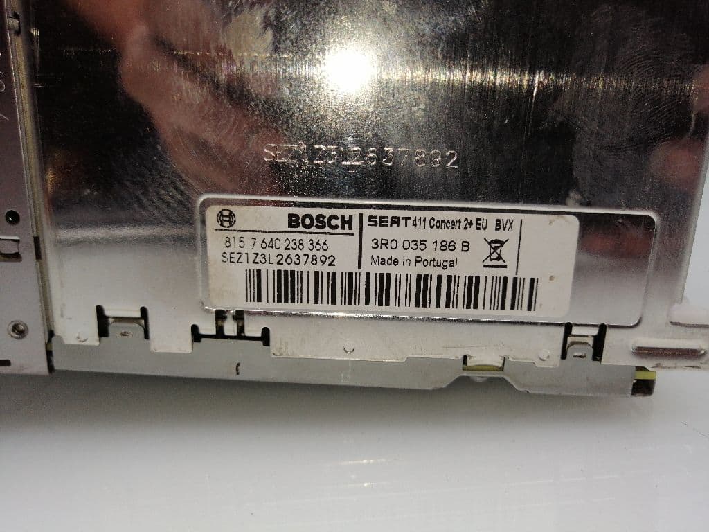 Sistema audio / radio cd SEAT EXEO BERLINA (3R2) 3