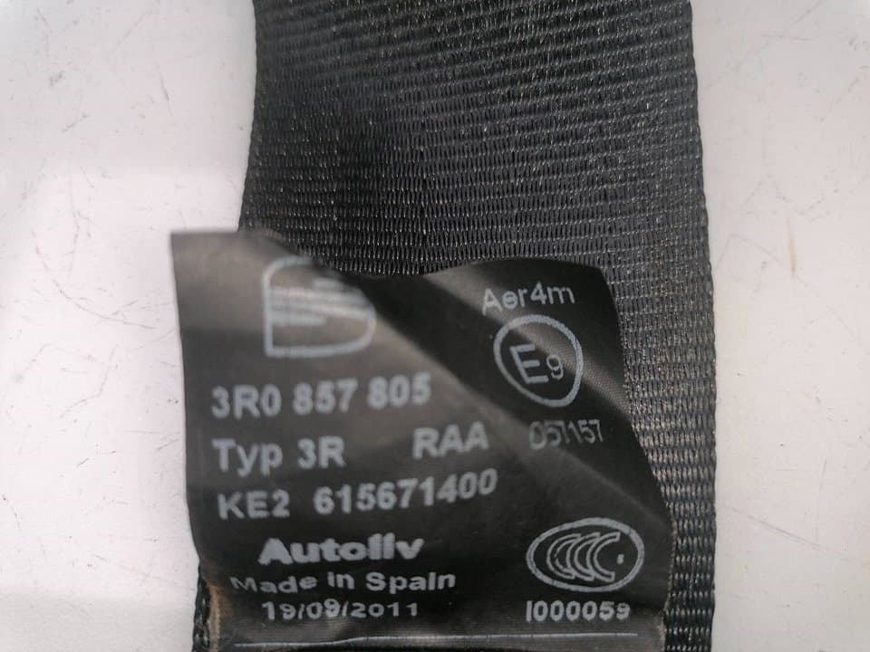 Cinturon seguridad trasero derecho SEAT EXEO BERLINA (3R2) 2