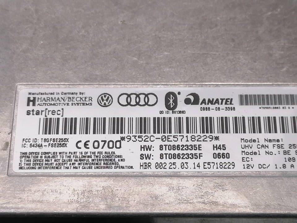 Modulo electronico AUDI Q5 (8R) 2