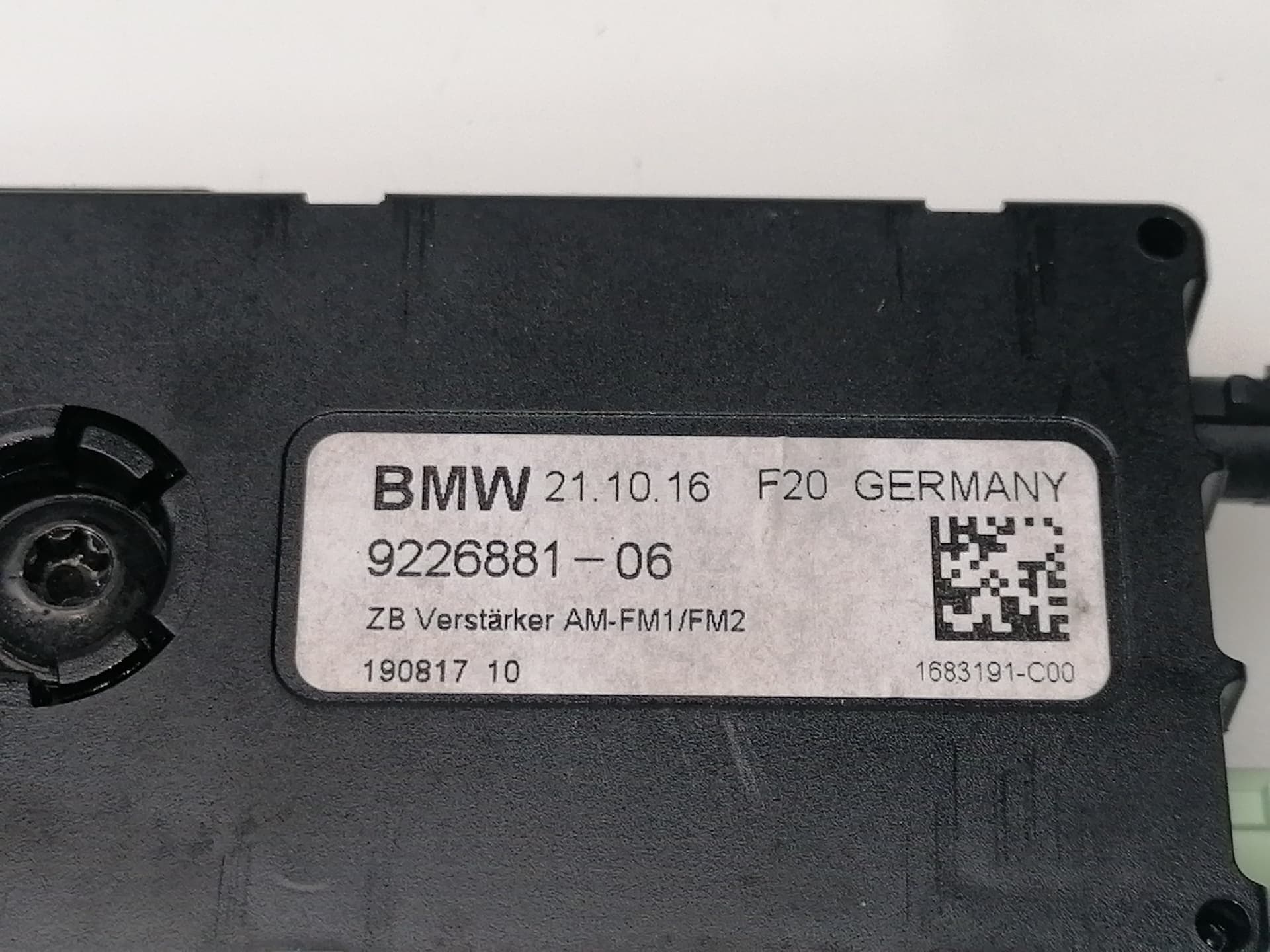 Modulo electronico BMW SERIE 1 BERLINA (E81/E87) 4