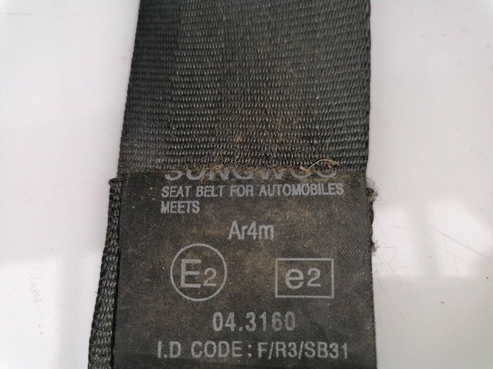 Cinturon seguridad delantero derecho MITSUBISHI GALLOPER (HYUNDAI) 4