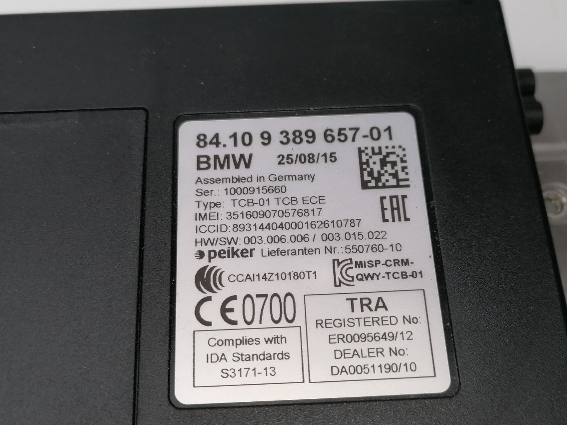 Modulo electronico BMW SERIE 4 GRAN COUPE (F36) 4